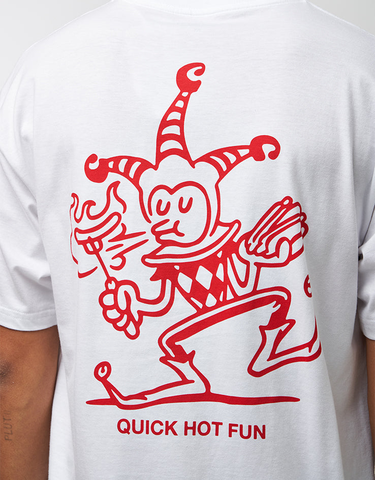 C WIP S/S Harlekin BBQ T-Shirt - White