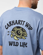 C WIP S/S Wild Life T-Shirt - Gentle Blue