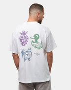 C WIP S/S Forma T-Shirt - White (Heavy Stone Wash)