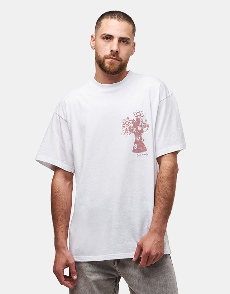 C WIP S/S Forma T-Shirt - White (Heavy Stone Wash)