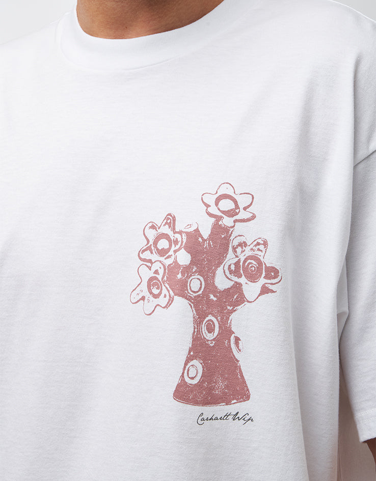 C WIP S/S Forma T-Shirt - White (Heavy Stone Wash)