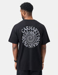 C WIP S/S Spirals T-Shirt - Black