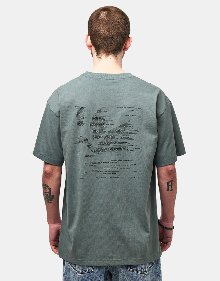 C WIP S/S Punched T-Shirt - Velvet Green