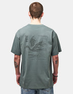 C WIP S/S Punched T-Shirt - Velvet Green