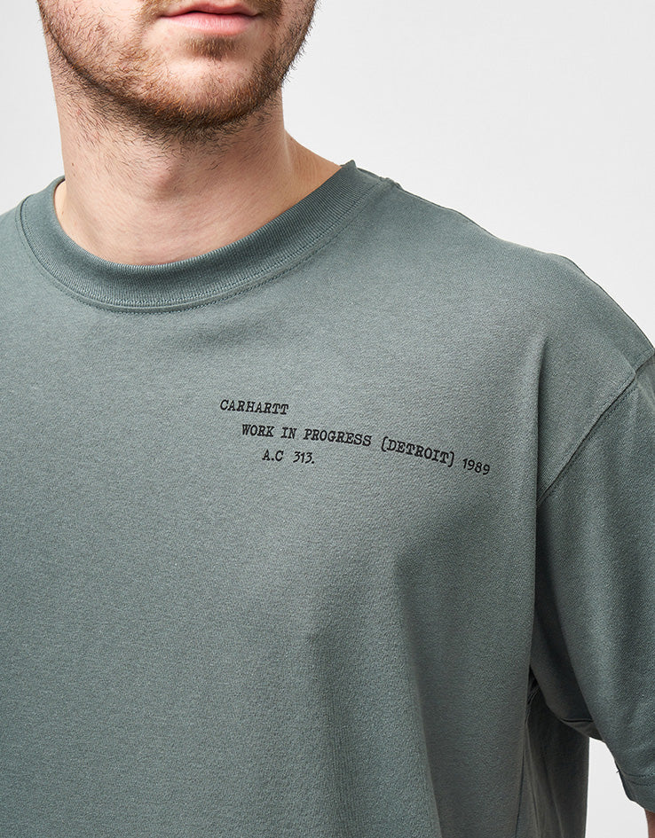 C WIP S/S Punched T-Shirt - Velvet Green