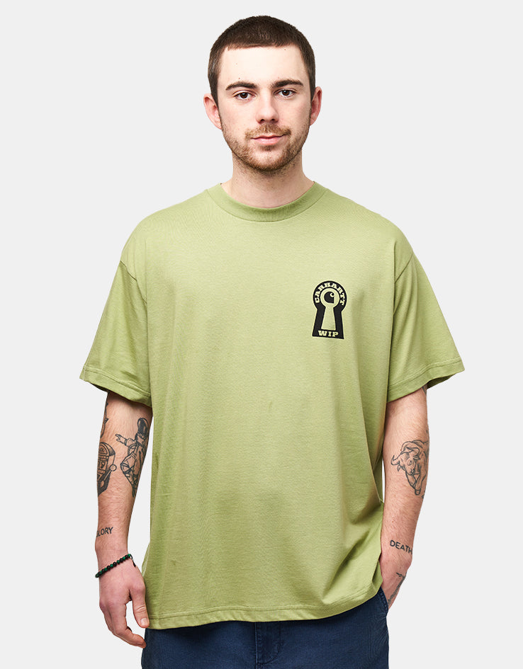 C WIP S/S Locked T-Shirt - Gentle Green