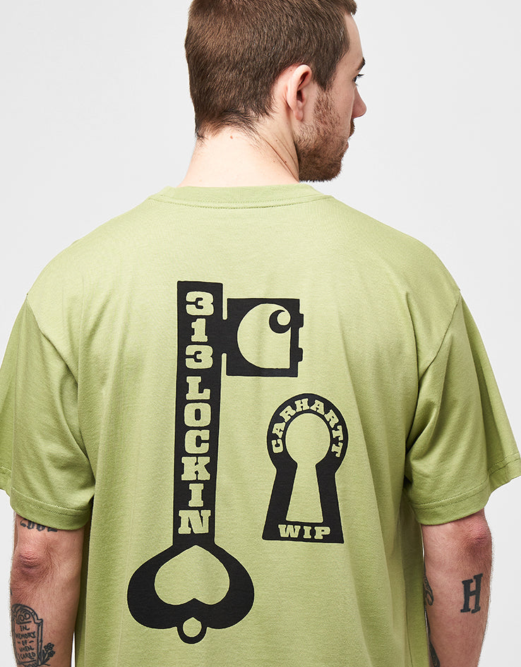 C WIP S/S Locked T-Shirt - Gentle Green