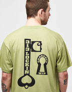C WIP S/S Locked T-Shirt - Gentle Green