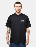 C WIP S/S University Script T-Shirt - Black/White