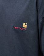 C WIP American Script T-Shirt - Deep Night