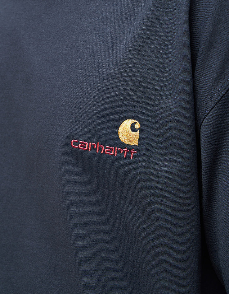 C WIP American Script T-Shirt - Deep Night