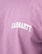 C WIP S/S University Script T-Shirt - Phlox/White