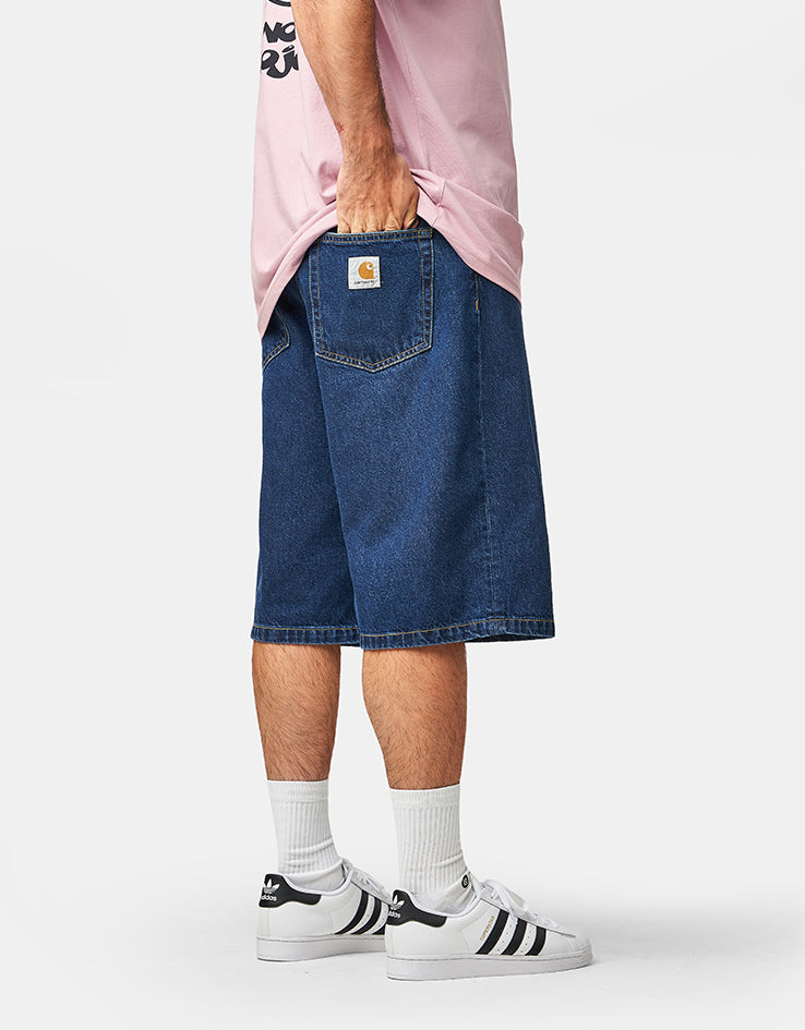 C WIP Landon Shorts - Blue (Stone Washed)