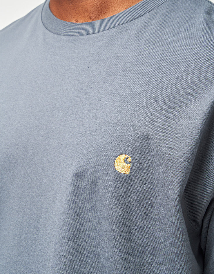 C WIP S/S Chase T-Shirt - Styx/Gold