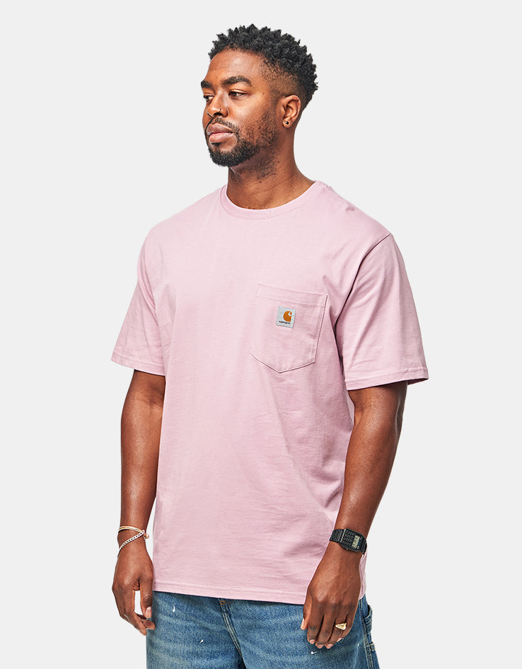 C WIP S/S Pocket T-Shirt - Hortensia