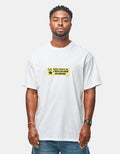 C WIP S/S Bumper Stickers T-Shirt - White