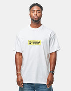 C WIP S/S Bumper Stickers T-Shirt - White