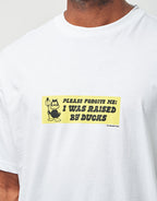 C WIP S/S Bumper Stickers T-Shirt - White