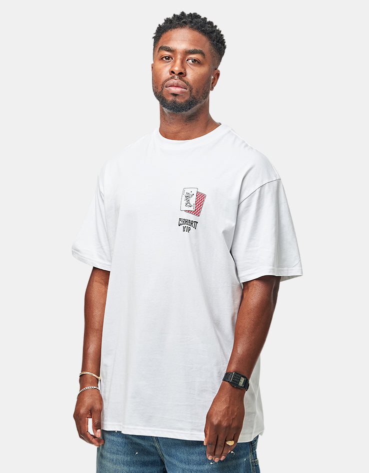 C WIP S/S Playing Cards T-Shirt - White
