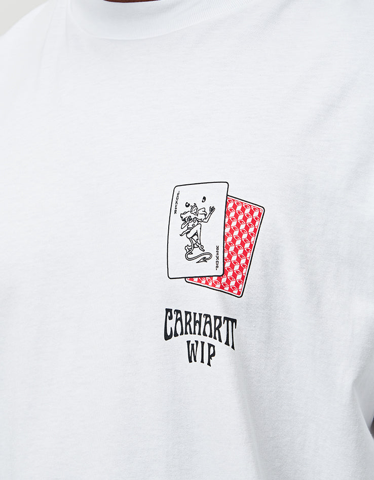 C WIP S/S Playing Cards T-Shirt - White