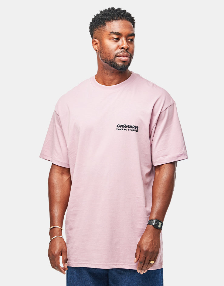 C WIP S/S Cubist T-Shirt - Hortensia