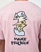 C WIP S/S Cubist T-Shirt - Hortensia