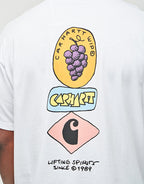 C WIP S/S Stacked Grapes T-Shirt - White