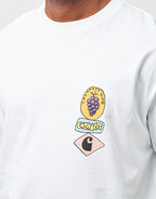 C WIP S/S Stacked Grapes T-Shirt - White
