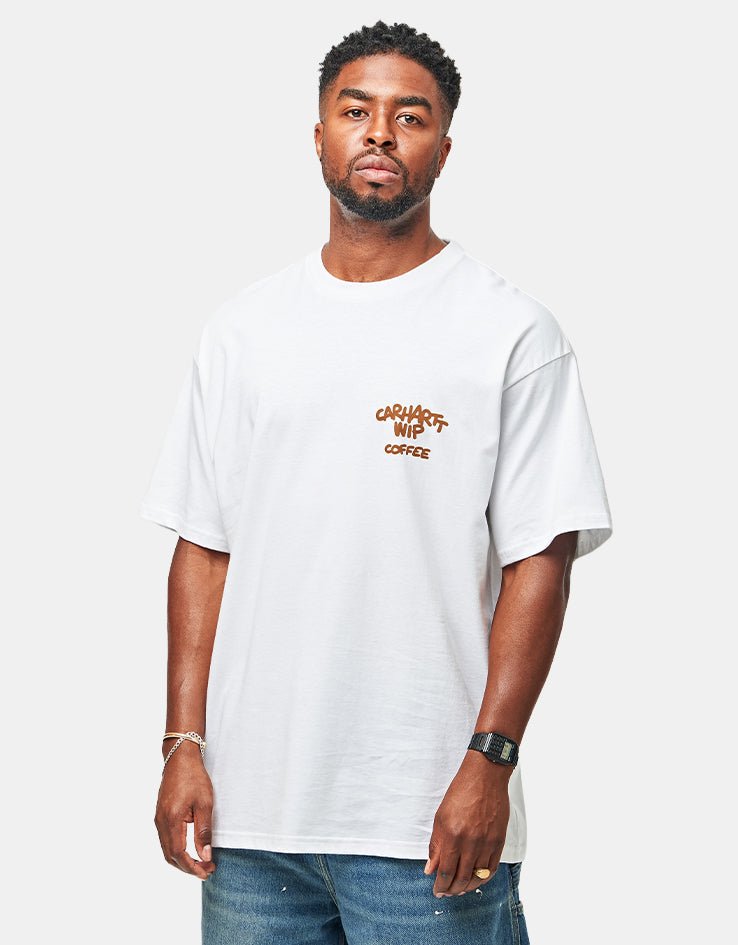 C WIP S/S Coffee Break T-Shirt - White