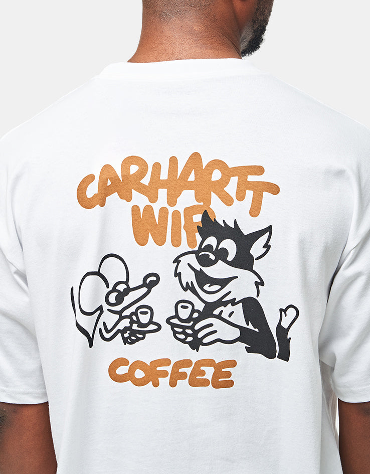 C WIP S/S Coffee Break T-Shirt - White