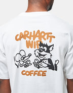 C WIP S/S Coffee Break T-Shirt - White