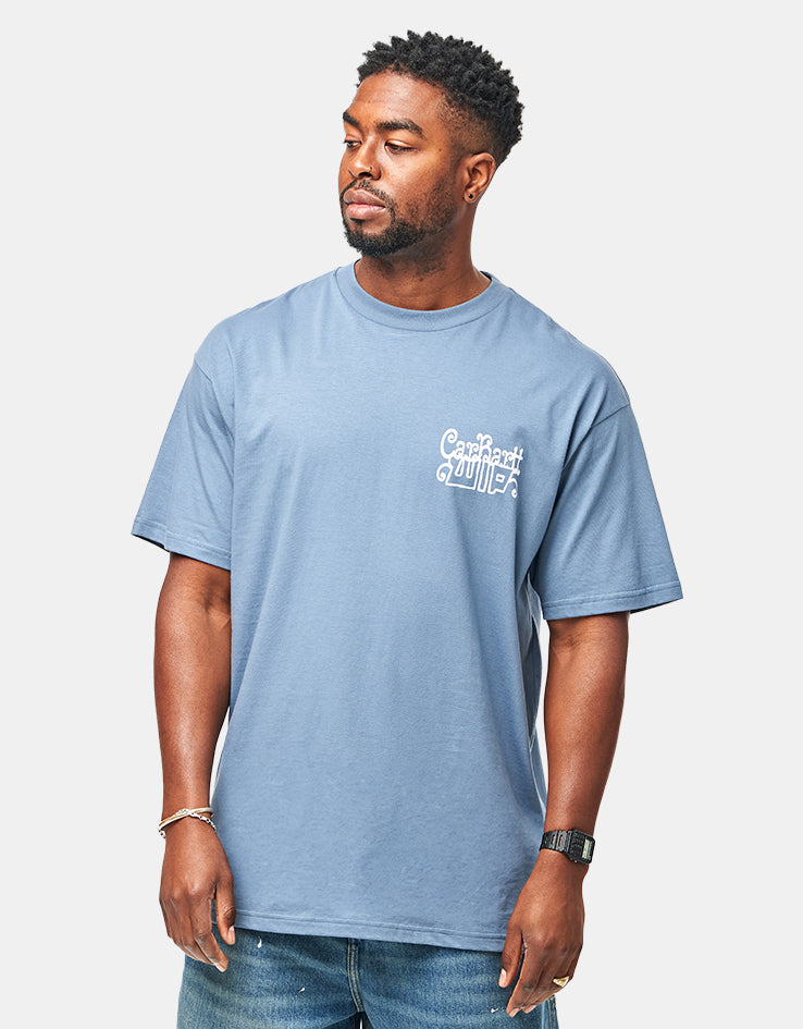 C WIP S/S Formidable T-Shirt - Shady Blue