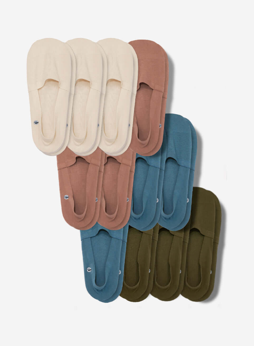 Organic Cotton No Show Socks 12-Pack