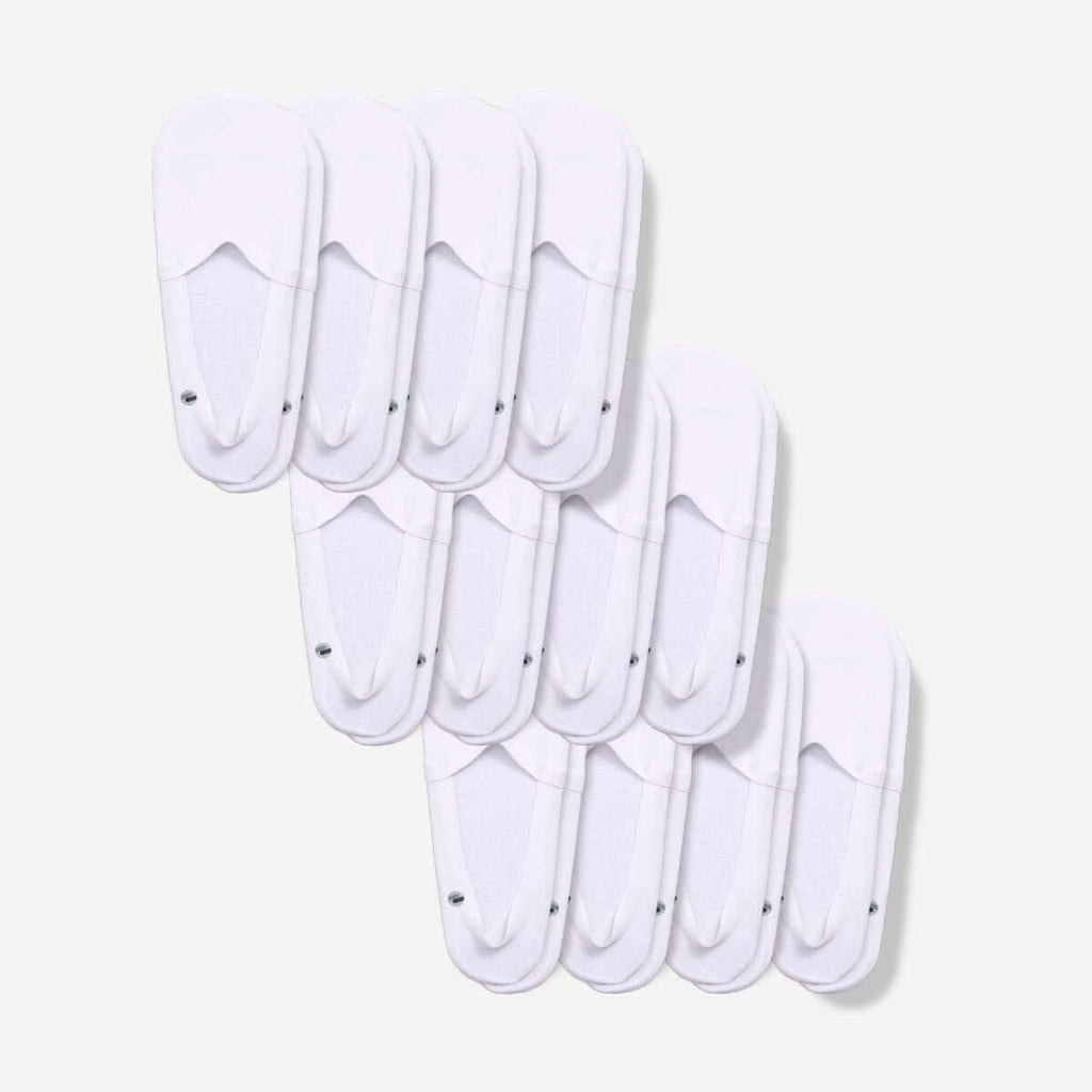 Organic Cotton No Show Socks 12-Pack