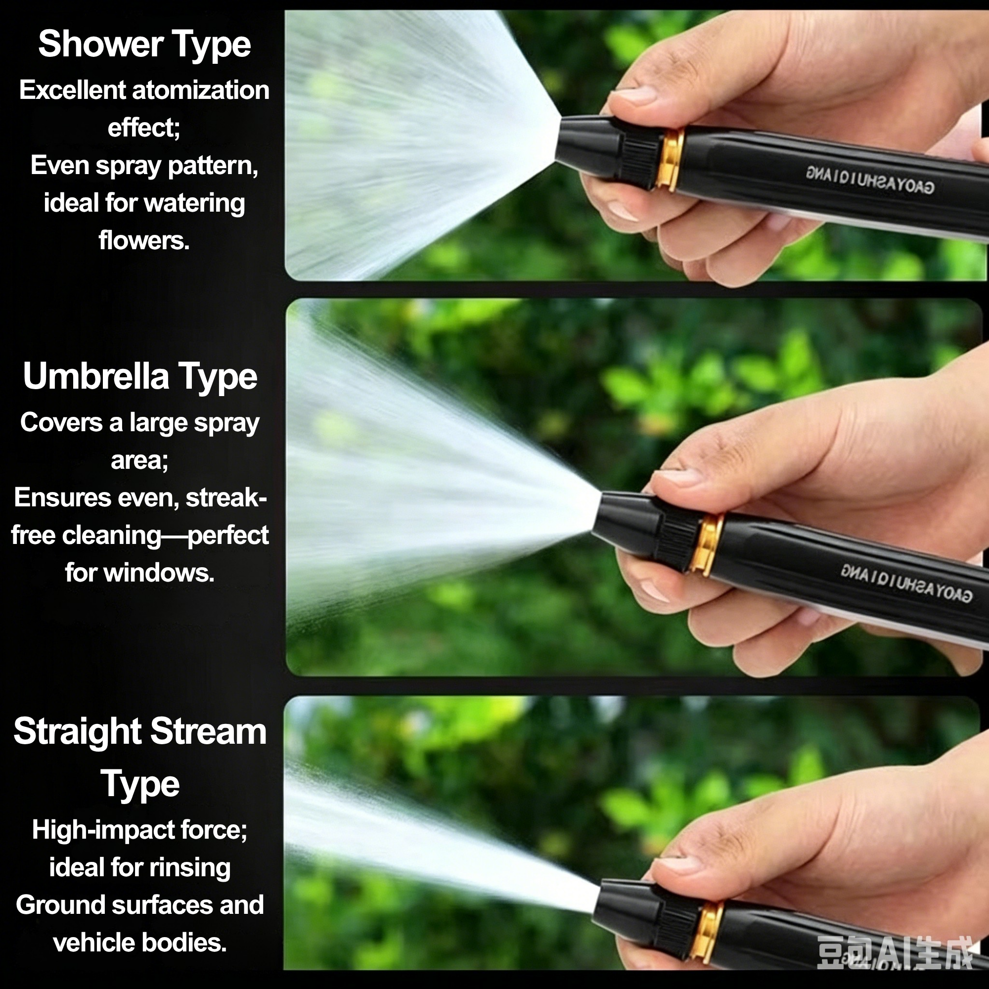 Heavy Duty Metal Hose Nozzle