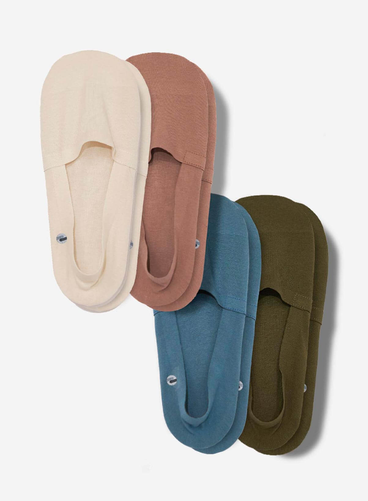 Organic Cotton No Show Socks 4-Pack