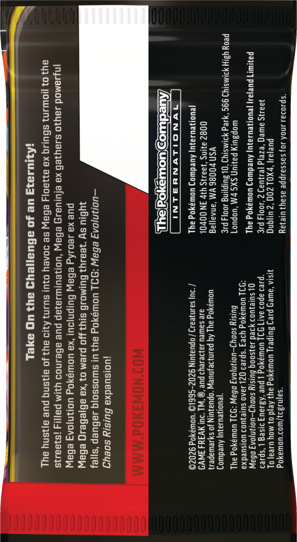 Trading Card Game: Mega Evolution - Chaos Rising Booster Box
