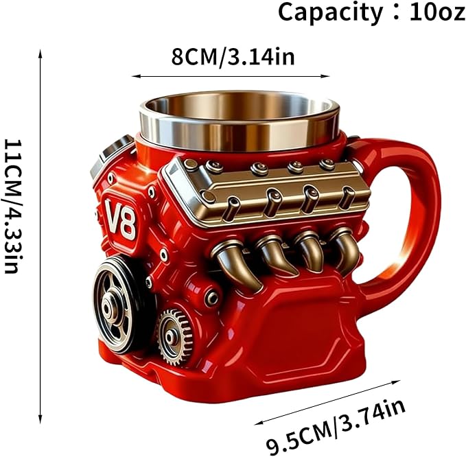 V8 Engine Coffee Mug