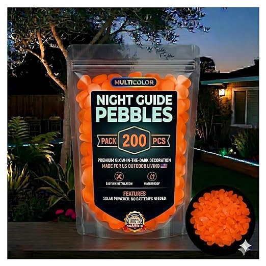 2026 Colorful Glow-in-the-Dark Garden Stones
