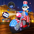 4th of July Patriotic Inflatable Sam Uncle Blow Up Decorations