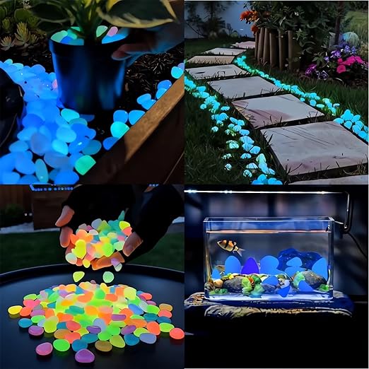 2026 Colorful Glow-in-the-Dark Garden Stones