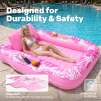 Inflatable Tanning Pool Lounger Float