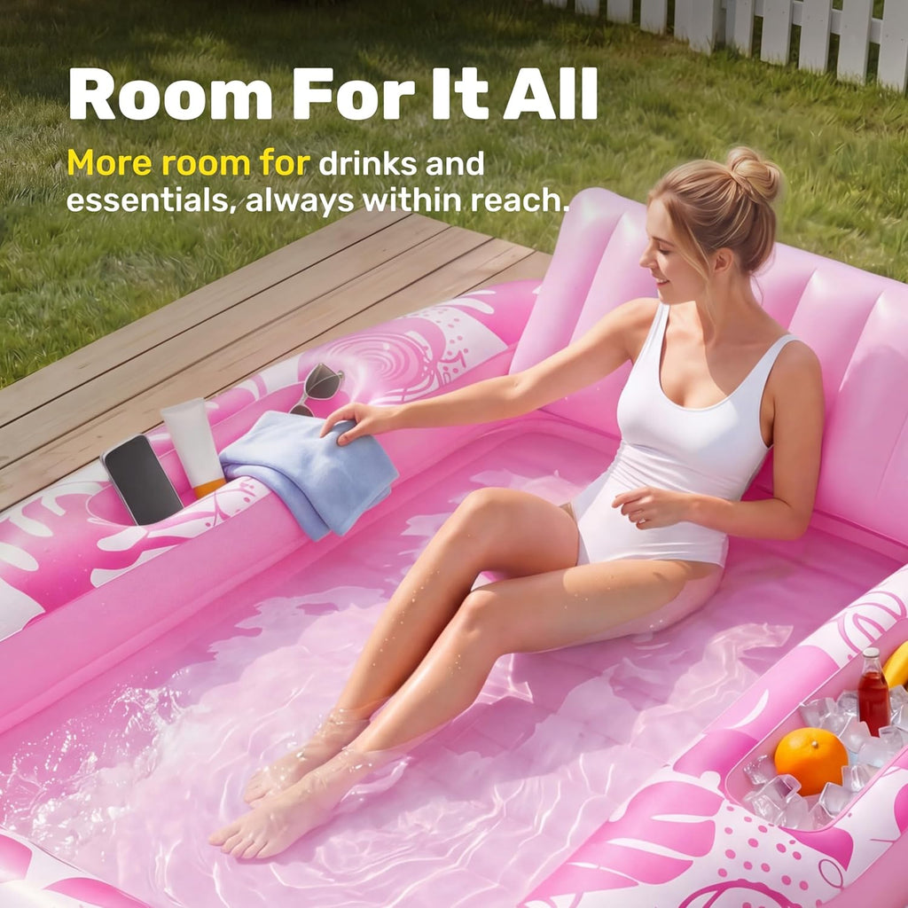 Inflatable Tanning Pool Lounger Float