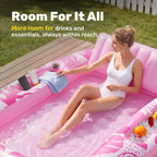 Inflatable Tanning Pool Lounger Float