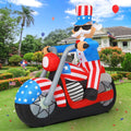 4th of July Patriotic Inflatable Sam Uncle Blow Up Decorations