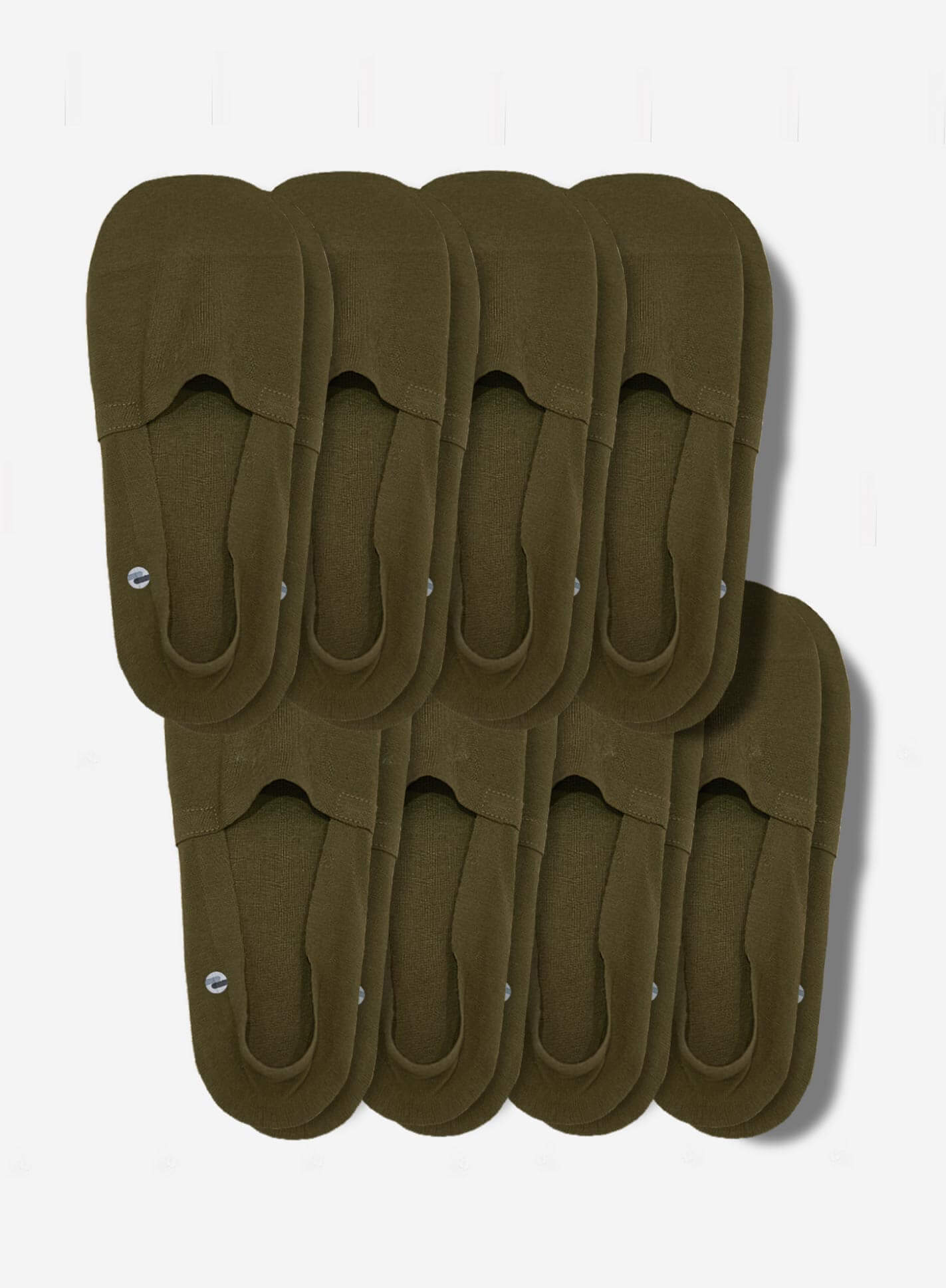 Organic Cotton No Show Socks 8-Pack