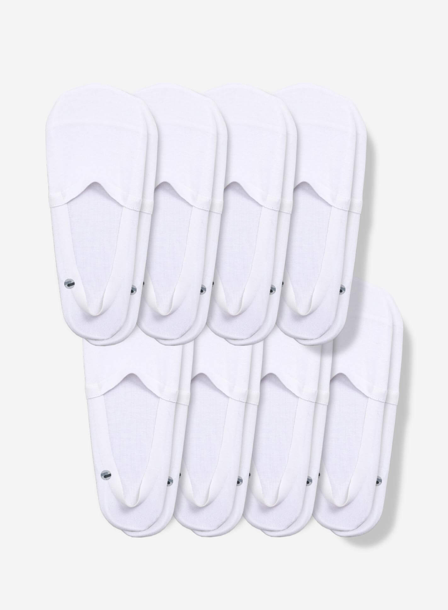 Organic Cotton No Show Socks 8-Pack