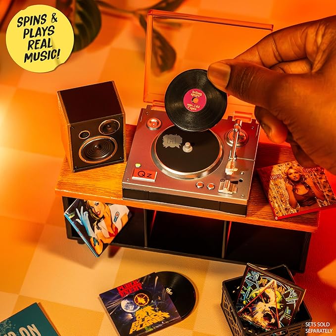 Miniverse Real Music Record Player Mini Collectibles