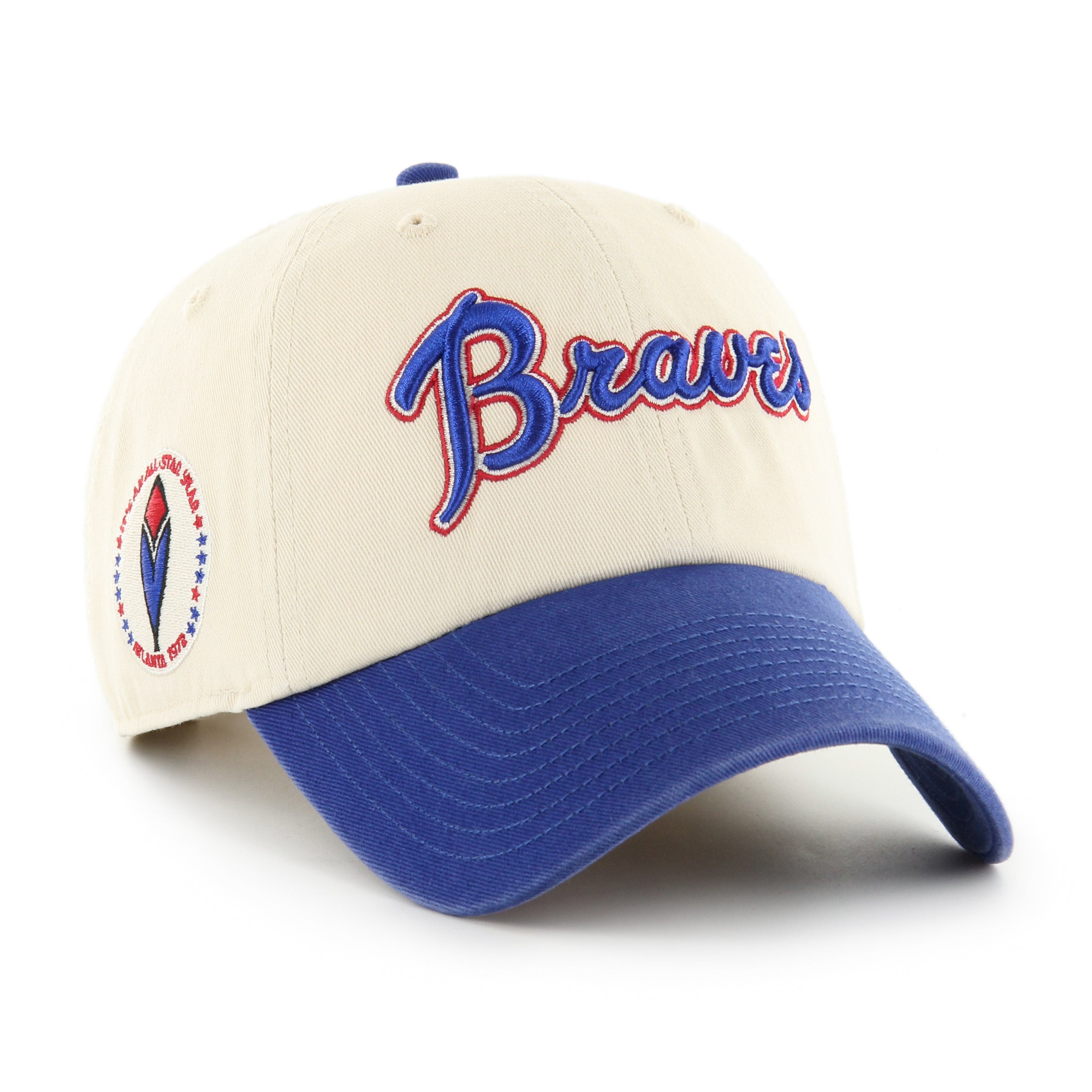 ATLANTA BRAVES COOPERSTOWN ALL STAR GAME BALLPARK SCRIPT SHOT '  CLEAN UP