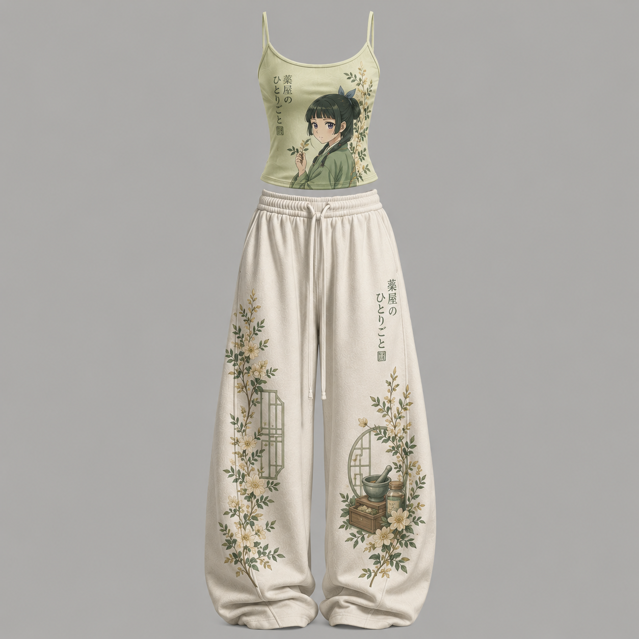 The Apothecary Diaries Top & Elasticated Trousers Two-Piece Set